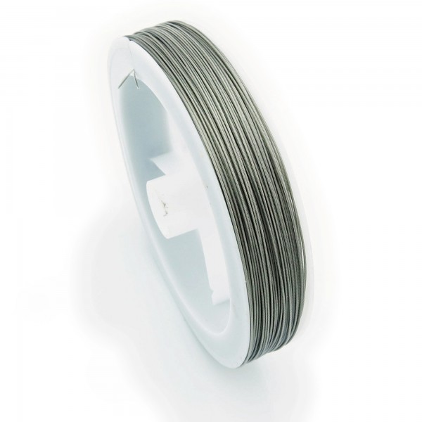 100m Schmuckdraht 0,35mm (0,06€ pro m) silber grau Silberdraht Basteldraht Draht