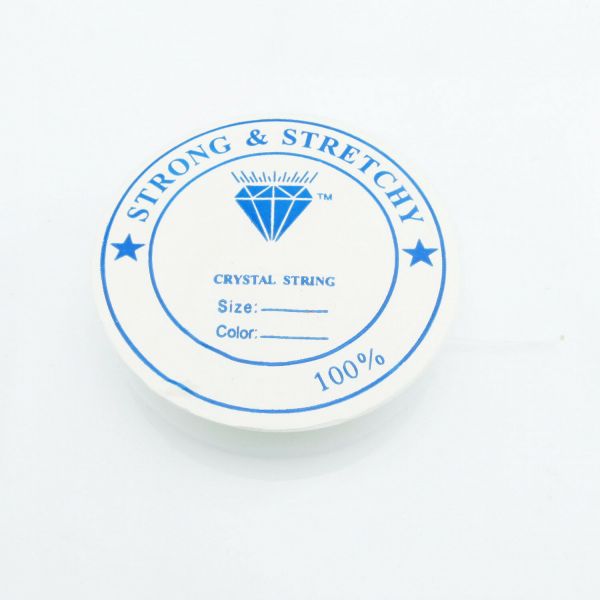 14m Silikon Band 0,5mm (0,16€ pro m) Gummi elastisch Rolle Stretch Schnur weiß