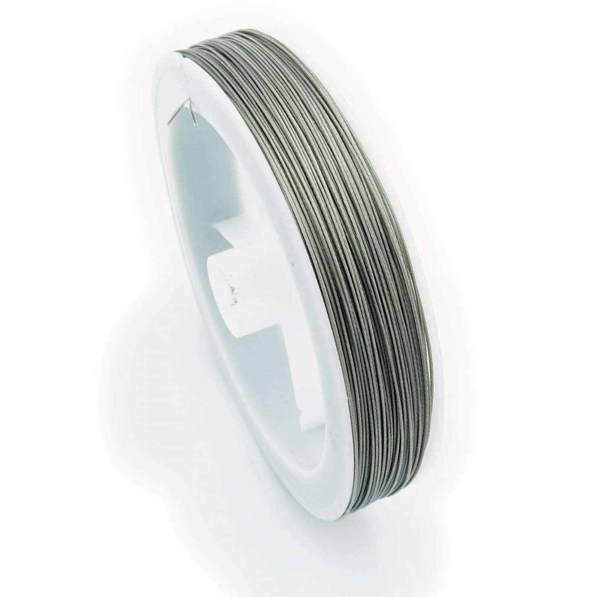 100m Schmuckdraht 0,45mm Silber – Nylonummantelt, Reißfest, Perfekt Für DIY-Schmuck