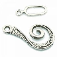 10 Wirbel Toggle Verschlüsse 13mm silber gold bronze Knebelverschluss Schließe 10 Wirbel Toggle Verschlüsse 13mm silber gold bronze Knebelverschluss Schließe