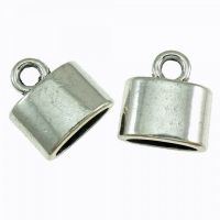 10 Endkappen flach 10x11,5mm für 3x7,5mm Band silber Endstücke Endteile kleben 10 Endkappen flach 10x11,5mm für 3x7,5mm Band silber Endstücke Endteile kleben